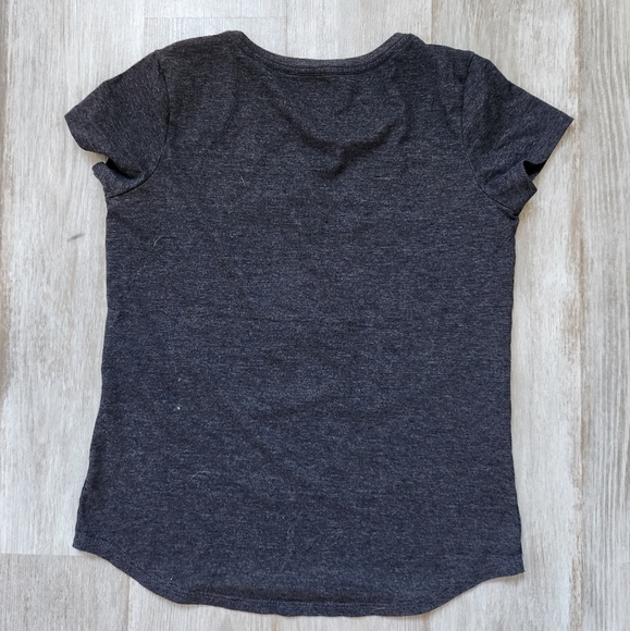 Pokemon Girls Short Sleeve T-Shirt Pikachu Charcoal Gray Crewneck Sz XL (14-16) - Picture 6 of 6